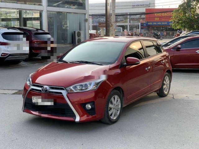 Xe Toyota Yaris sản xuất 2016, màu đỏ, xe nhập0