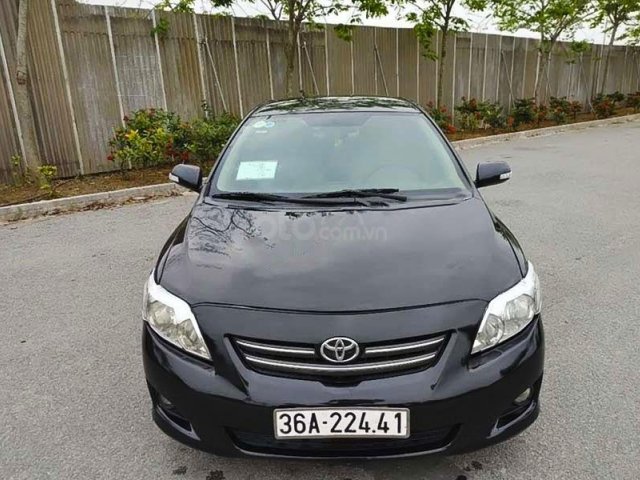 Cần bán lại xe Toyota Corolla Altis năm sản xuất 2008, màu đen còn mới