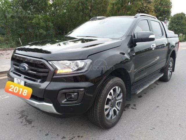 Cần bán xe Ford Ranger sản xuất 2018, màu đen số tự động0