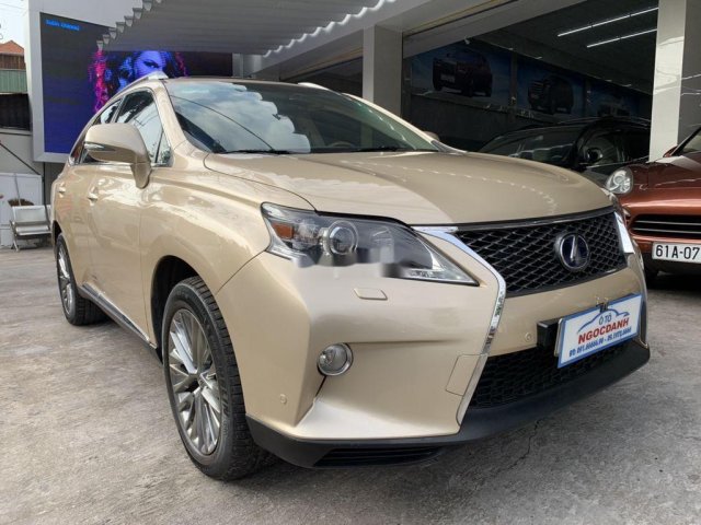 Bán xe Lexus RX 350 sản xuất năm 2009, màu vàng, nhập khẩu 