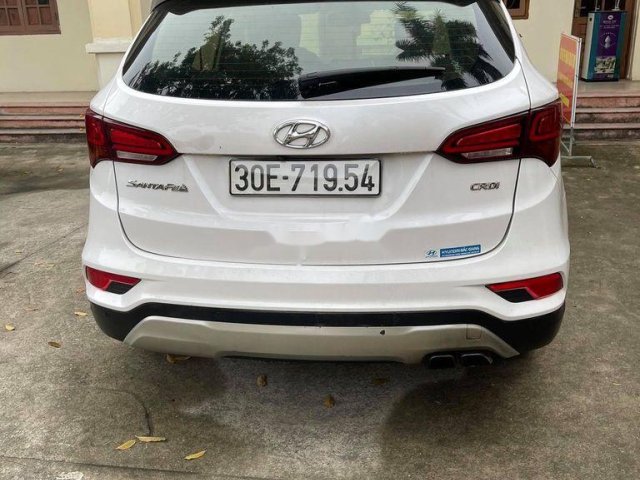 Bán Hyundai Santa Fe 2017, màu trắng, nhập khẩu0