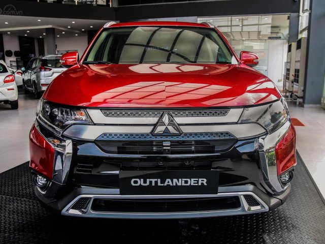 Mitsubishi Outlander 2021 đỏ, hỗ trợ trả góp và phí trước bạ0