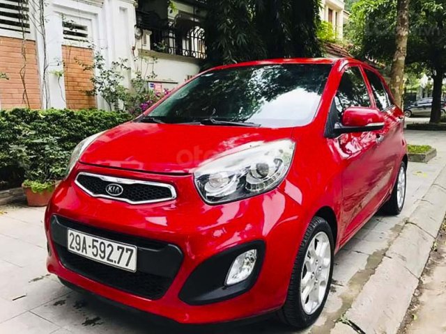 Cần bán xe Kia Picanto 1.25 AT đời 2012, màu đỏ, nhập khẩu 0