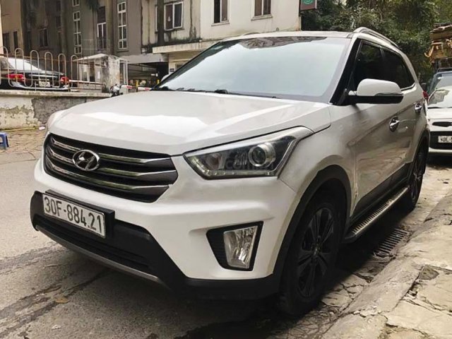 Cần bán Hyundai Creta 1.6 AT sản xuất năm 2016, màu trắng, nhập khẩu, giá chỉ 590 triệu0