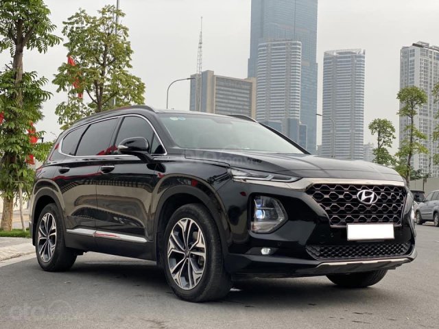 Xe Hyundai Santa Fe đời 2019, màu đen còn mới0