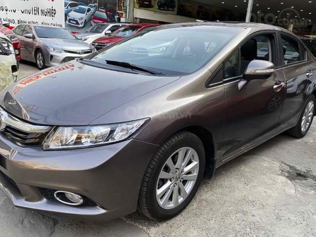 Bán ô tô Honda Civic sản xuất năm 2013, màu xám còn mới, giá chỉ 437 triệu