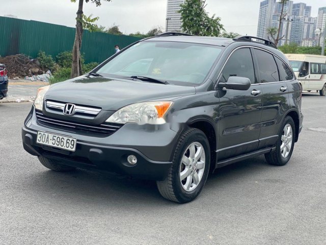 Bán Honda CR V 2.4AT đời 2007, màu xám, xe nhập0