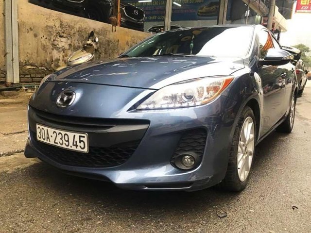 Cần bán Mazda 3 năm sản xuất 2014, màu xanh lam còn mới, giá 430tr