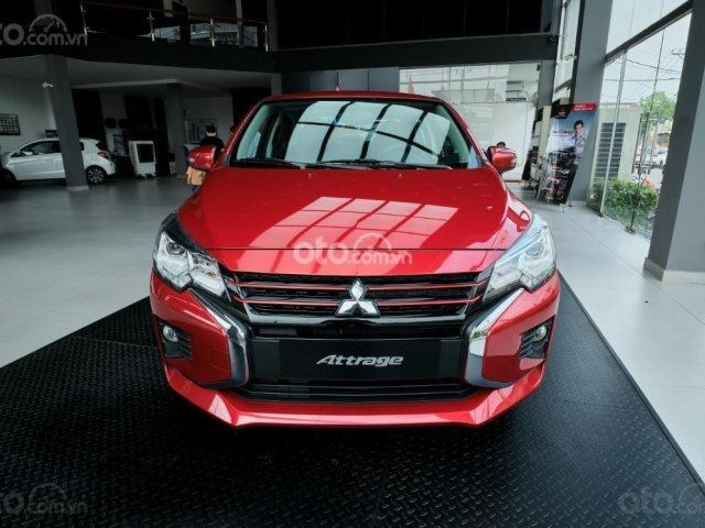 [Mitsubishi Attrage 2021] - giảm 50% thuế trước bạ - bộ quà tặng hấp dẫn - giá tốt, xe đủ màu giao ngay0