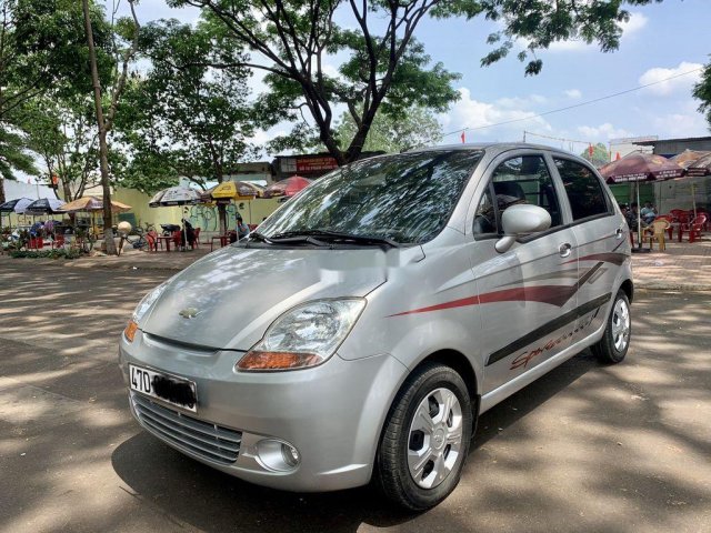 Bán ô tô Chevrolet Spark Van năm sản xuất 2014, màu bạc xe gia đình0