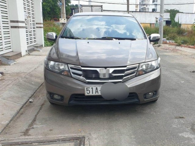 Cần bán gấp Honda City năm 2014, màu xám số tự động, 350tr0