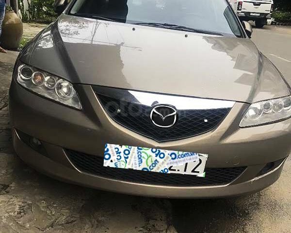 Cần bán lại xe Mazda 6 sản xuất năm 2002, màu nâu 0