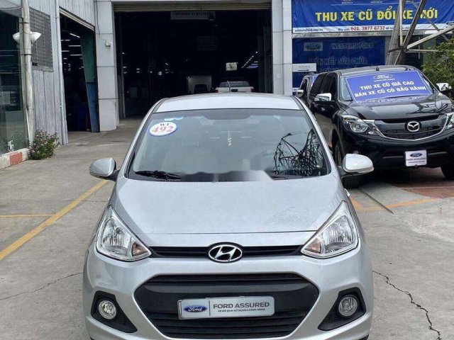 Bán Hyundai Grand i10 năm sản xuất 2016, màu bạc, nhập khẩu số tự động0