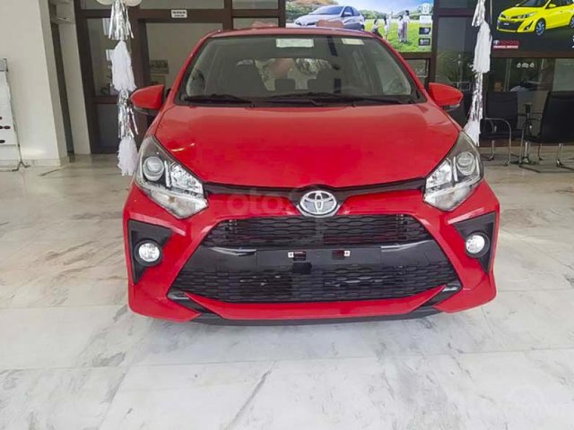 Bán Toyota Wigo 1.2 AT sản xuất 2021, màu đỏ, nhập khẩu0