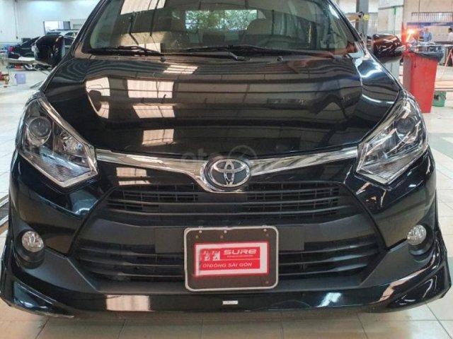 Cần bán xe Toyota Wigo sản xuất năm 2018, màu đen, xe nhập còn mới, 370 triệu0