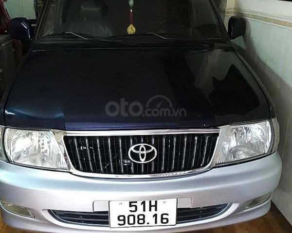 Cần bán gấp Toyota Zace đời 2004, màu xanh lam 0