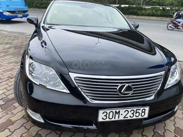 Bán Lexus LS 460L năm sản xuất 2008, màu đen, nhập khẩu còn mới0