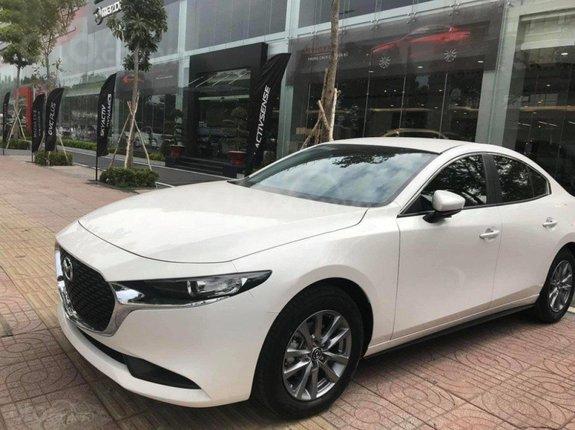 Xe all New Mazda 3 Deluxe 2021 - màu trắng, xe giao ngay tại Đồng Nai -tặng BHVC