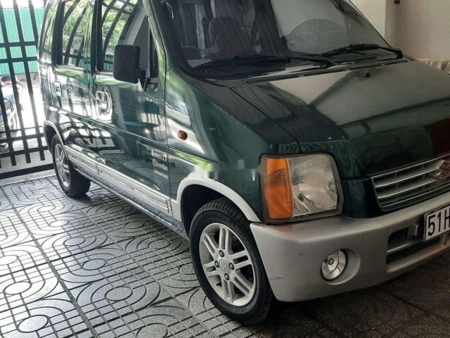 Bán ô tô Suzuki Wagon R+ năm 2006, màu xanh0