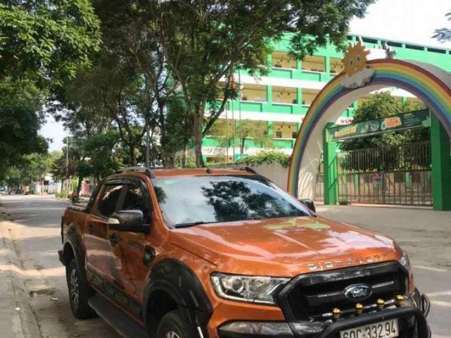 Cần bán xe Ford Ranger Wildtrak 2.2AT sản xuất năm 2016, màu nâu