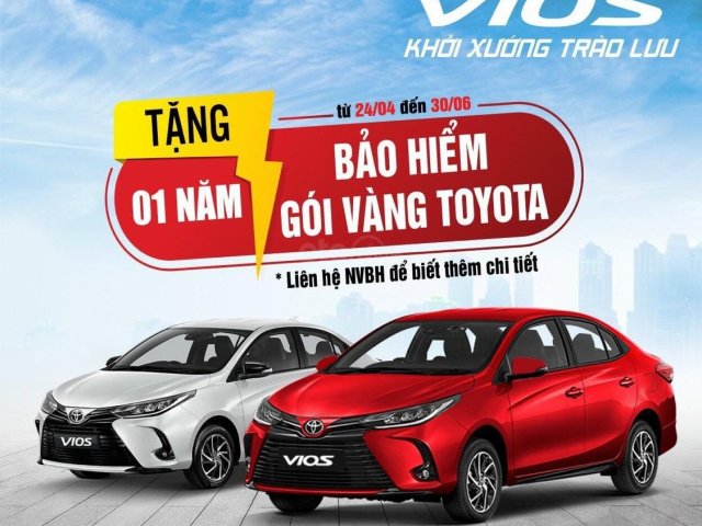 Bán Toyota Vios 2021 chỉ từ 478tr, full quà giao ngay0