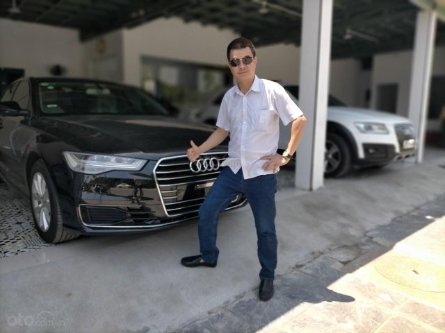 Audi A6 bản 1.8 TSFI màu đen/nội thất kem vàng, SX 2015 chạy 50000 km(mỗi năm đi chưa được 10000 km) biển số TP tên TNCC0