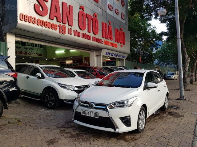 Sàn Ô Tô Hà Nội bán Toyota Yaris 1.3G màu trắng, xe nhập khẩu sản xuất 20140