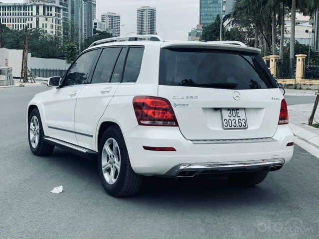 Bán ô tô Mercedes GLK 250 2014, màu trắng, hỗ trợ trả góp ngân hàng lên tới 80% giá trị xe với lãi suất tốt0