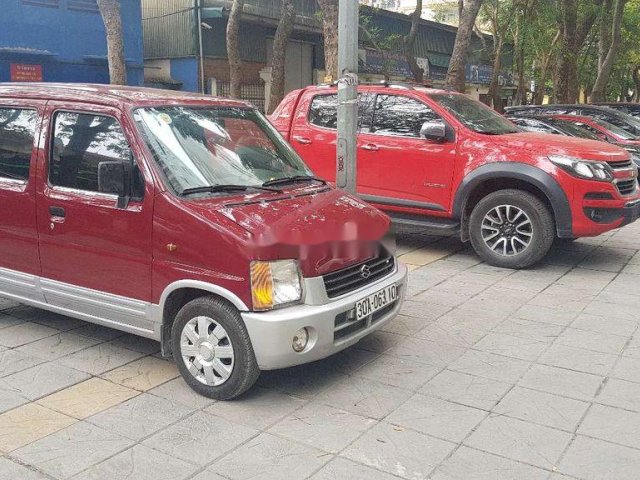 Cần bán gấp Suzuki Wagon R+ năm sản xuất 2001, màu đỏ chính chủ0