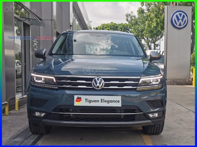 [Volkswagen Phan Thiết]Bán giá thấp chiếc Tiguan Eleganece màu xanh petro 2021, xe Đức nhập khẩu cực đẹp giá nào cũng bán