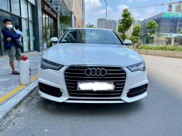 Xe Audi A6 1.8TFSI model 2018, màu trắng0