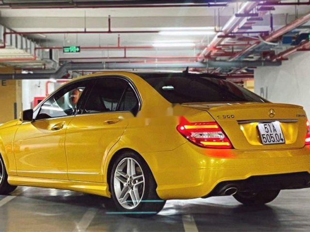 Cần bán lại xe Mercedes C300 AMG năm 2013, màu vàng, nhập khẩu 0