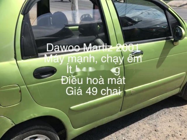 Bán Daewoo Matiz đời 2001, màu xanh lục, giá 49tr