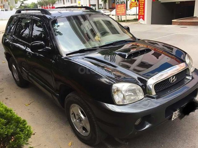 Xe Hyundai Santa Fe đời 2003, màu đen, nhập khẩu nguyên chiếc còn mới