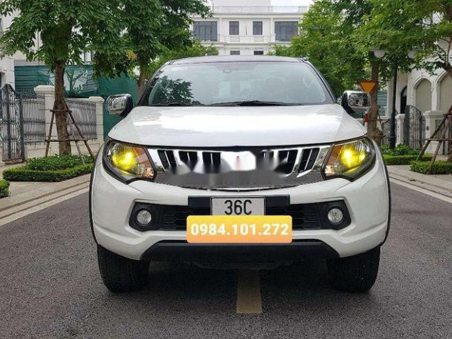 Bán Mitsubishi Triton năm sản xuất 2016, màu trắng, xe nhập, 445tr