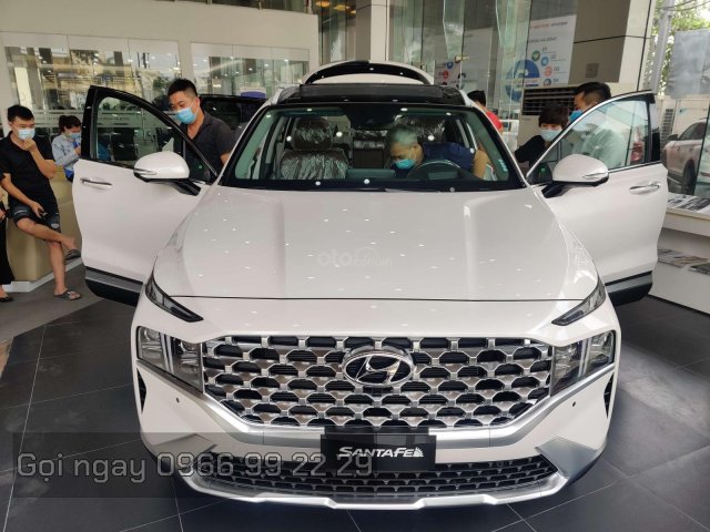 Hyundai SantaFe 2021 - xe và giấy tờ giao ngay - trả góp 85% - hỗ trợ nợ xấu, khó chứng minh tài chính - Hyundai Hà Đông