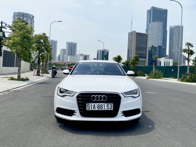 Bán Audi A6 sản xuất 2014 màu trắng siêu mới0