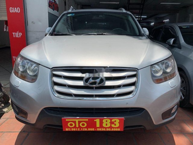 Bán Hyundai Santa Fe SLX đời 2010, màu bạc, nhập khẩu0