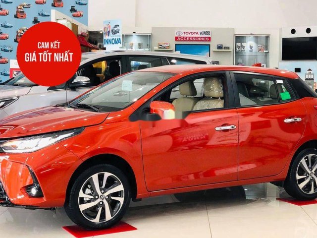 Bán Toyota Yaris năm sản xuất 2021, màu đỏ, nhập khẩu nguyên chiếc