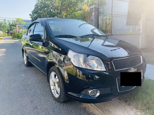 Bán Chevrolet Aveo 2018, màu đen chính chủ, giá 308tr