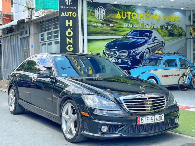 Bán Mercedes S 63 AMG năm sản xuất 2007, màu đen, nhập khẩu