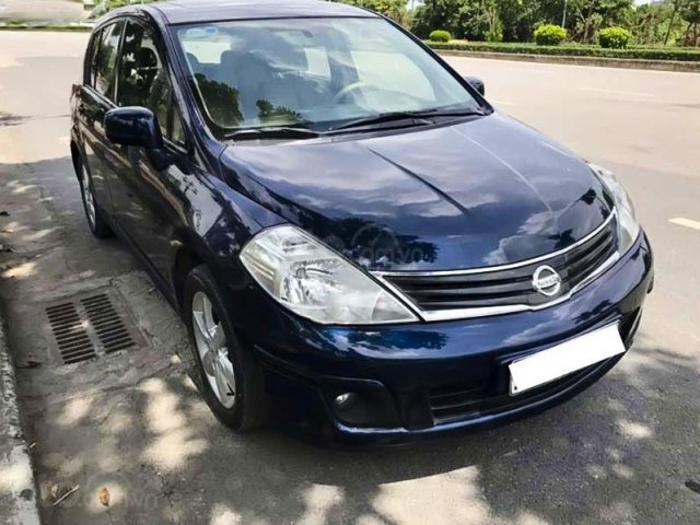 Bán Nissan Tiida 1.8 AT năm 2010, màu xanh lam, nhập khẩu còn mới0