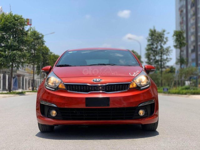 Cần bán gấp Kia Rio sản xuất năm 2016, màu đỏ, nhập khẩu nguyên chiếc số tự động, giá 410tr0