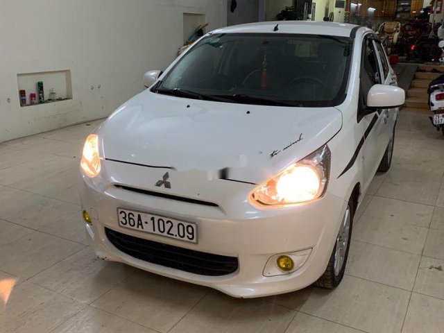 Bán ô tô Mitsubishi Mirage đời 2014, màu trắng, giá tốt0