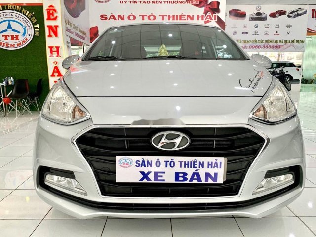 Cần bán xe Hyundai Grand i10 sản xuất năm 2018, màu bạc 