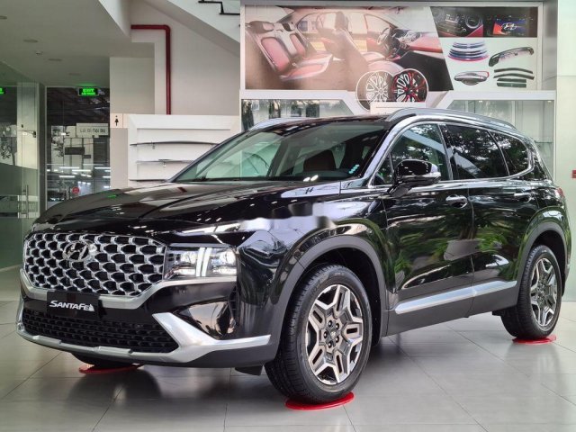 Cần bán xe Hyundai Santa Fe đời 2021, màu đen0