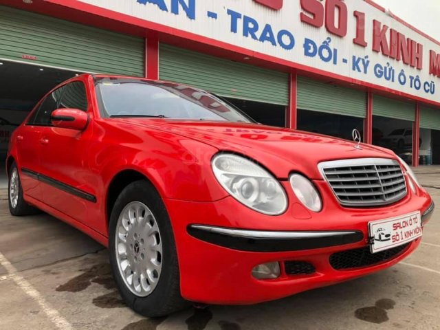 Bán xe Mercedes E240 2002, màu đỏ, giá 230tr0