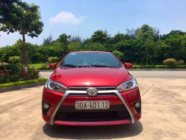 Xe Toyota Yaris đời 2014, màu đỏ, nhập khẩu nguyên chiếc