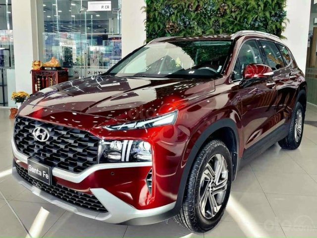 Bán Hyundai Santa Fe sản xuất năm 2021, màu đỏ0