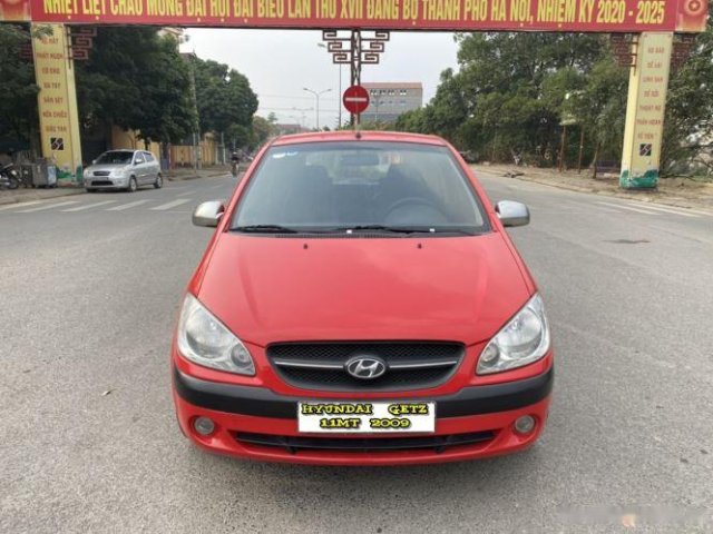 Bán xe Hyundai Getz 1.1 MT sản xuất 2009, màu đỏ